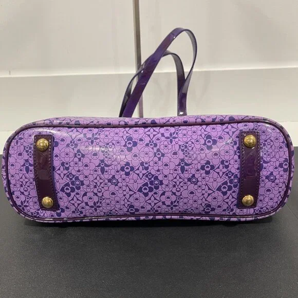 Louis Vuitton Takashi Murakami Purple Cosmic Tote Bag (140256) - Picture 7 of 13